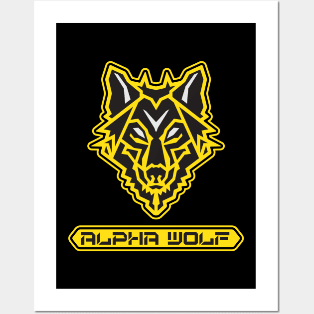 Alpha Wolf Wall Art by EnriqueV242